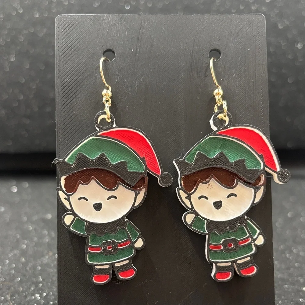 Adorable Christmas Elf Earrings